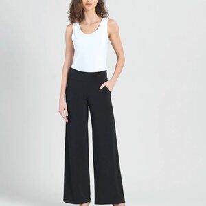 Clara Sun Woo Signature Wide Leg Pocket Pant - Black